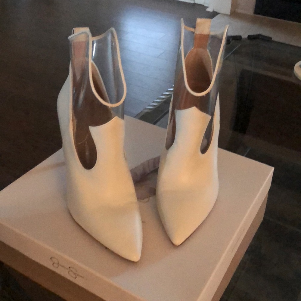 Jessica Simpson Bright White Boots